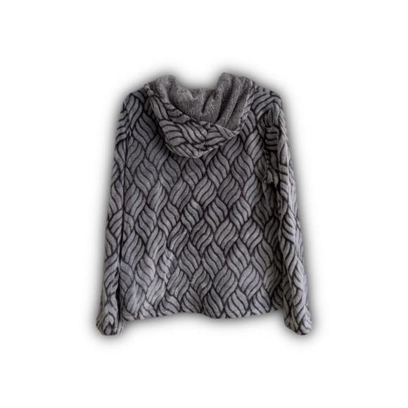 Gray Zip-Up Sweater - Picture 2 of 2